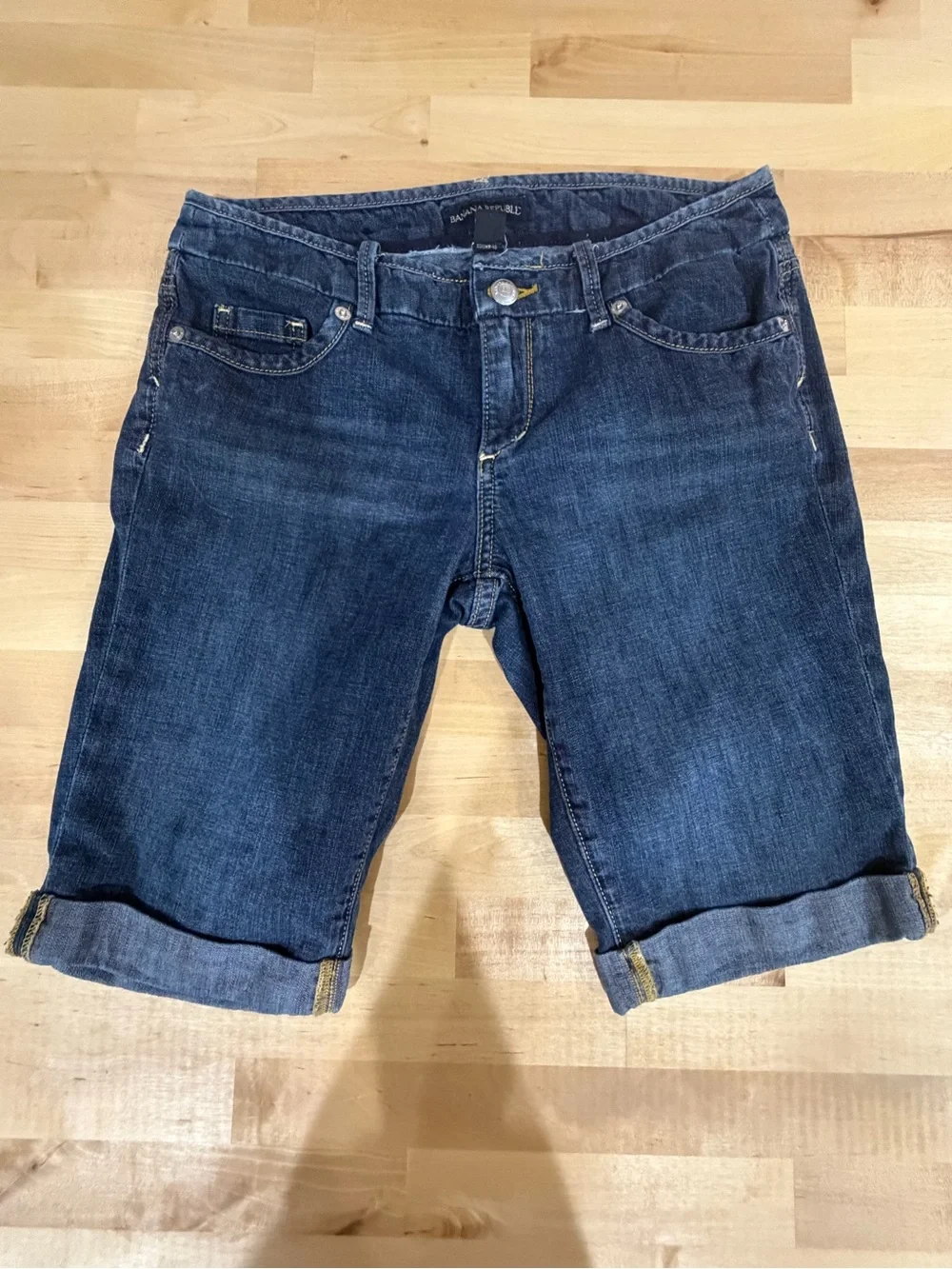 Banana Republic Long Denim Jean Shorts